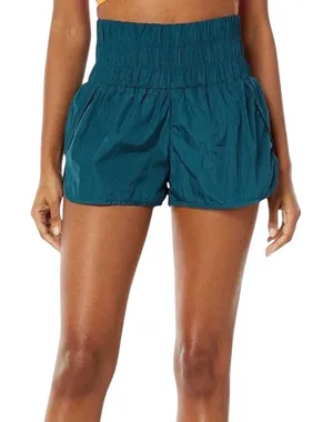 Free People Movement Turquoise Blue By The Way Home Athletic Shorts Small thumbnail 1