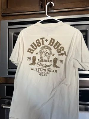 NWOT Rust Dust Cream Top White Size M thumbnail 3
