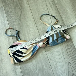 Billabong Tropical bikini twist cheeky last rays womens Pink Blue (small medium) thumbnail 4