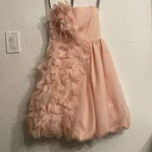White by Vera Wang Tulle Puff Pink Dress Size 0 thumbnail 4