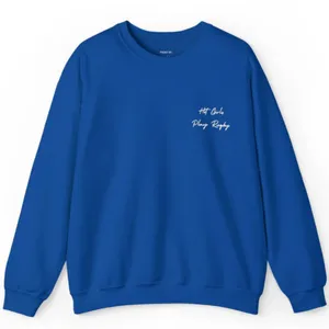 Royal Blue Crew Neck Sweater Size M thumbnail 1