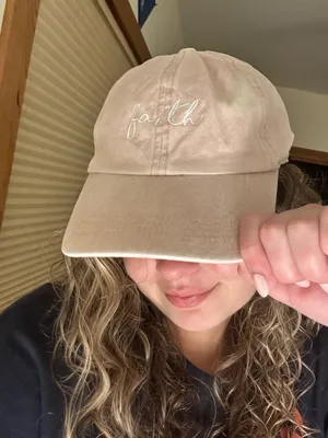 Boutique “FAITH” hat Tan thumbnail 2