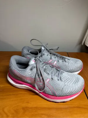ASICS Gel Cumulus 24‎ Women's Running Walking Sneaker Shoe Pink Grey *NO INSOLES thumbnail 3