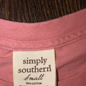 Simply Southern pink graphic longsleeve T-shirt size small country thumbnail 6