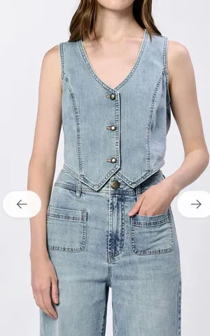 Dear John Norris Denim Vest thumbnail 1