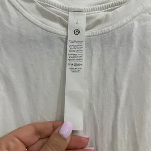 Long Cotton Crewneck Tank Top Size L thumbnail 5