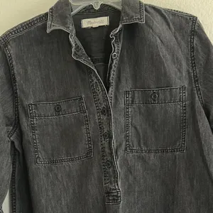 Madewell Charcoal Denim Shirt thumbnail 3