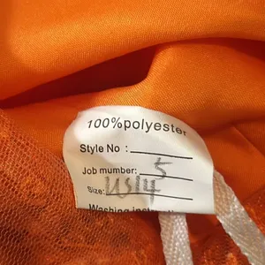 Women’s Orange Tea Length Formal Mother of the Bride Dress Corset Back Size 14 thumbnail 12
