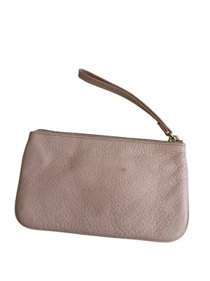 KATE SPADE Pink Pebble Leather Wristlet Clutch thumbnail 5