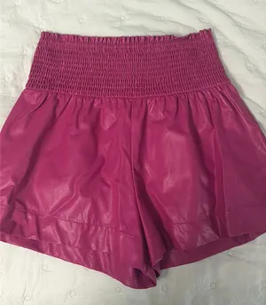 TCEC Shorts Leather Pink thumbnail 1