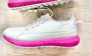 Stroll Women's Sport Knit Golf Shoes White/Pink Speckle Size 8.5 thumbnail 2