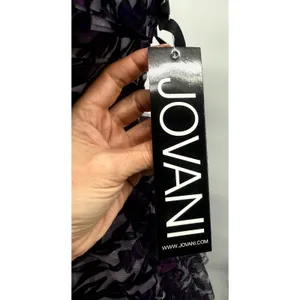 NWT Jovani 40423 Purple Floral Tiered Strapless Gown Size‎ 4 Prom Pageant Formal thumbnail 8