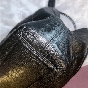 Coach Lexy Black Pebbled Leather Shoulder Bag thumbnail 12