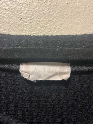 Distressed hem long sleeve top thumbnail 2