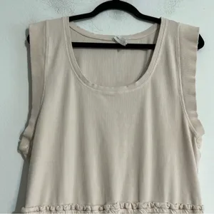 Anthropologie Daily Practice Bubble Mini Dress Pale Pink Size XL thumbnail 3