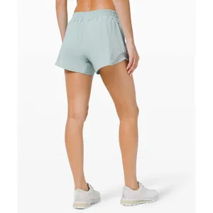 Lululemon Hotty Hot Short II *Long 4" in Hazy Jade Green Size 4‎ Tall thumbnail 2