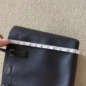 Kate Spade Large Black Tote Bag Multi Compartments Zip Top Closure Laptop EUC thumbnail 2