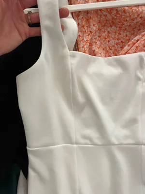 Show Me Your Mumu Madi white crepe dress thumbnail 7