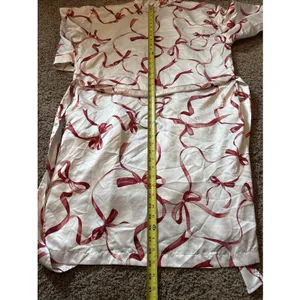 Pottery Barn Monique Lhuillier Aubrey Bow Robe XS/S thumbnail 5