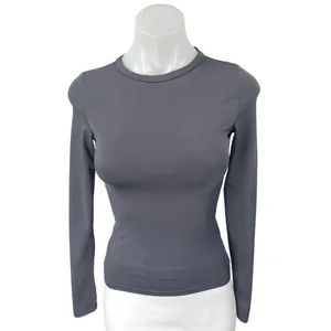 Princess Polly Arnim Gray Crewneck Long Sleeve Slim Pullover Tee T-shirt Top 2 thumbnail 8