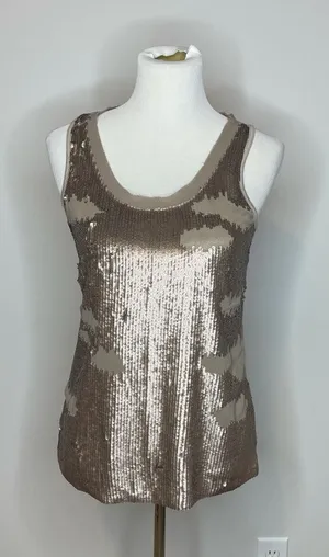 BKE Boutique- Grey Sequence Tank Top thumbnail 1