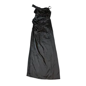 NEW Lulus Size Small Black Dress Formal Midi Off Shoulder‎ High Slit Statin thumbnail 3