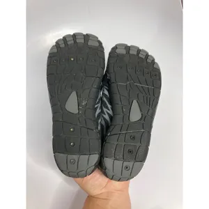 Hike Barefoot Water Shoes Women 39 Black Excellent Minimalist Bungee mesh hiking thumbnail 6