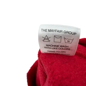 The Mayfair Group Bad Days Graphic Oversized Raw Hem Sweatshirt Red M/L thumbnail 10