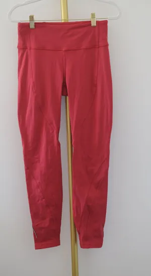 Red Lululemon Leggings thumbnail 1