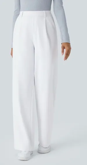 Halara Flex DayStretch High Waisted Pocket Straight Leg Work Pants size medium thumbnail 1
