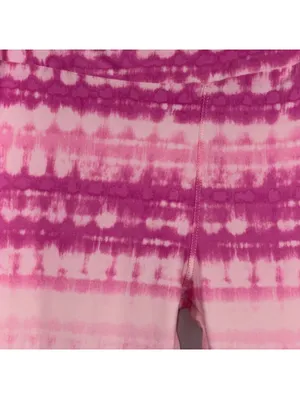 LuLaRoe One Size Pink Tie Dye Leggings thumbnail 4