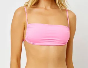 Frankie's Bikinis kailyn pink bikini top thumbnail 1