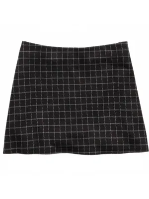 AE It Knit Low-Rise Micro Skort American Eagle NWT Dark Brown Small thumbnail 4