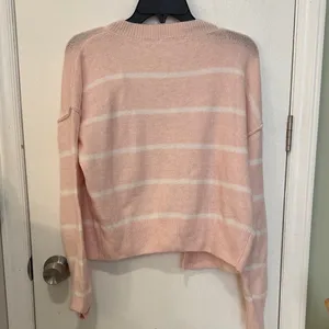 Moon & Maddison - Pink Striped Women's Sweater thumbnail 5