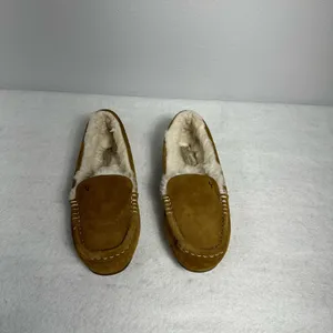 Koolaburra By Ugg Shoes Womens Size 6 Slippers Moccasins Cozy Wool Suede Leather thumbnail 2