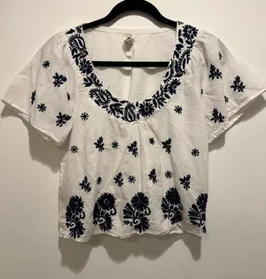 Embroidered Top thumbnail 1