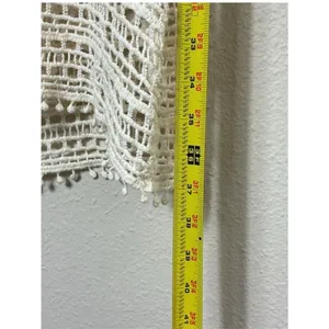 Jens Pirate Booty Free People Crochet Mini Dress Size XS off white / ivory thumbnail 9