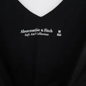 Abercrombie & Fitch Bodysuit Womens Medium Soft A&F Black Faux Leather Excellent thumbnail 2