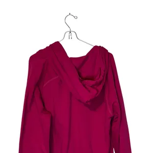 Gymshark Women's Jacket Full‎ Zip Training Hooded Fleece Athletic Gym Red Large thumbnail 9