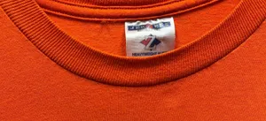 Vintage 2003 Bike Week Orange Short Sleeve Thrashed Eagle Graphic T-Shirt XL thumbnail 6