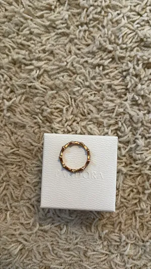 Pandora 14k Rose Gold Plated Clear Sparkling Crown Ring thumbnail 4