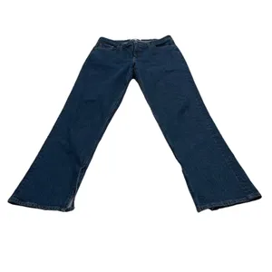 Abercrombie & Fitch Curve Love 90s Mid Rise Straight Jeans Womens 30 Blue Denim thumbnail 2