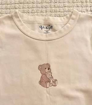 Brandy Melville teddy baby tee  thumbnail 2