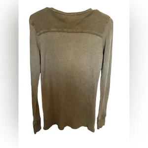 Vocal green long sleeve embellished shirt size large thumbnail 5