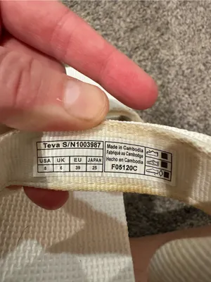 Teva White Women’s Sandals thumbnail 9