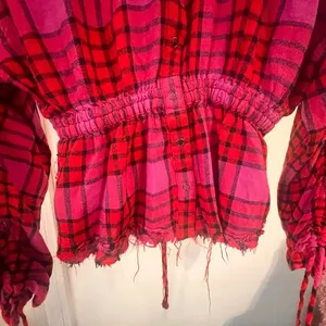 Final Price Free People Pacific Dawn Plaid Shirt thumbnail 7