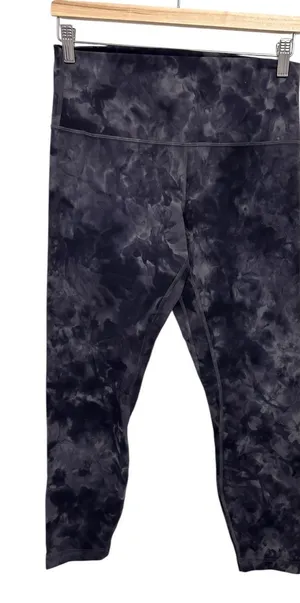 Lululemon Align HR Pant 25” Size 10 Diamond Dye Pitch Grey Graphite DDPG 04971 thumbnail 1