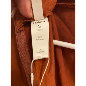 Brand New Halara Women's Size Small Burnt Orange Long Sleeve Dress Midi thumbnail 6