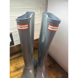 Hunter‎ Gray Tall Rain Boots Size 7 thumbnail 7