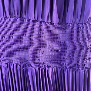 Marina Women's Dark Purple Pleated Sleeveless Midi Dress Size 10 thumbnail 6